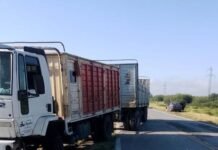 Grave siniestro vial entre un camión y automóvil