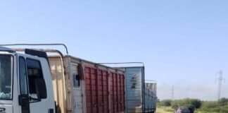 Grave siniestro vial entre un camión y automóvil