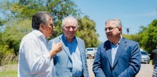 Raúl Jalil recorrió zonas inundadas en Puesto Nuevo y planifican acciones