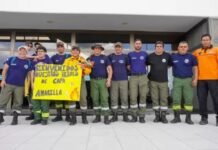 Regresaron los brigadistas catamarqueños que combatieron los incendios en la Patagonia