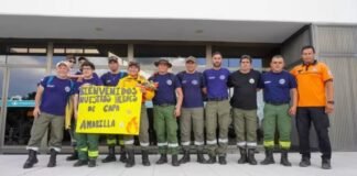 Regresaron los brigadistas catamarqueños que combatieron los incendios en la Patagonia