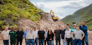 Restan pocos kilómetros para unir los trabajos en la cumbre de la Cuesta de Zapata