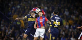 Boca y San Lorenzo empataron en un clásico vibrante en La Bombonera