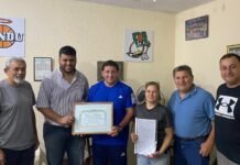 Diputados reconocieron a la Federación de Básquet en su 96° aniversario