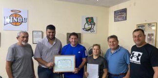 Diputados reconocieron a la Federación de Básquet en su 96° aniversario