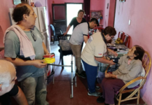 Equipos de Salud asistieron a vecinos afectados por el temporal en Los Altos