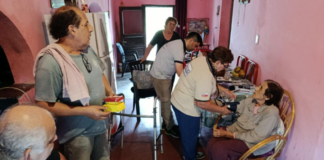Equipos de Salud asistieron a vecinos afectados por el temporal en Los Altos