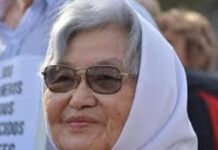 Falleció María Takara de Oshiro, Madre de Plaza de Mayo y referente nikkei