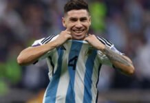 Gonzalo Montiel se desgarró y quedó afuera de la Selección