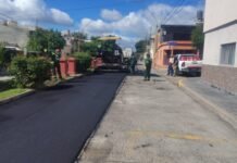 La Capital avanza con la repavimentación integral de la Avenida Mariano Moreno