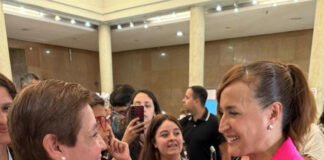 La Diputada Provincial Sonia Nabarro del Bloque Fuerza Catamarca fue recibida por la Vice Gobernadora de Cordoba Myrian Prunotto.