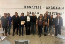 La ministra de Salud visitó Andalgalá y mantuvo un encuentro con el equipo sanitario