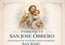 La parroquia San José Obrero celebra la novena en honor de su santo patrono