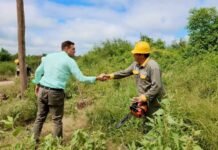 LOS ALTOS: BAROT SUPERVISÓ OBRAS DE RECUPERACIÓN EN LA ZONA NORTE TRAS TEMPORAL