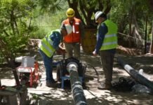 MARA avanza en obra clave para fortalecer el abastecimiento de agua a los vecinos de Choya