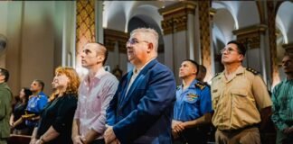 Nahuel Gallo, el gendarme catamarqueño fue recibido por el gobernador y celebró su libertad con una misa