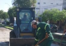 Trabajos de fresado en Av. Mariano Moreno: tránsito interrumpido en el corredor Norte–Sur
