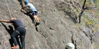 Un sábado ideal para escalar las montañas de la ciudad