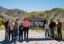 El Gobernador visitó Las Papas: inauguró obra de energía y apuesta al desarrollo turístico