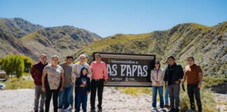 El Gobernador visitó Las Papas: inauguró obra de energía y apuesta al desarrollo turístico