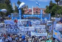 La CGT marcha contra el Gobierno nacional y reclama un “cambio de rumbo”