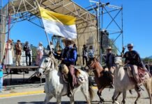 Multitudinario homenaje de los gauchos a la Virgen del Valle