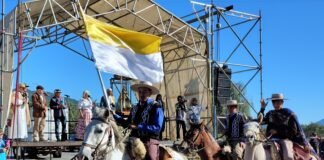 Multitudinario homenaje de los gauchos a la Virgen del Valle