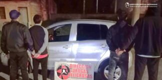 Se secuestran droga y detienen a tres sujetos en la Capital