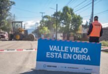 Valle Viejo avanza con obra clave en Av. Enrique Ocampo