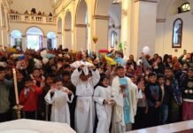 Cientos de niños peregrinaron en Belén para honrar al Beato Esquiú