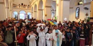 Cientos de niños peregrinaron en Belén para honrar al Beato Esquiú