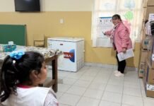 Controles de salud en la Escuela de Huillapima