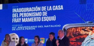 El Pj inauguró la Casa del Peronismo de FME y el Bar Evita
