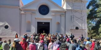 Más de 450 peregrinos recorrieron el camino del Beato Mamerto Esquiú