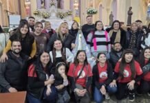 Se realizó el encuentro de embarazadas en el templo franciscano