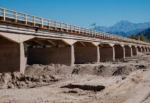 Avanza la refacción del Puente La Puntilla, una infraestructura clave para Belén