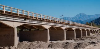 Avanza la refacción del Puente La Puntilla, una infraestructura clave para Belén