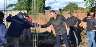 Barot recorrió los avances de las obras en el CAPS B° Obrero y el Vacunatorio Central
