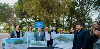 Con apoyo de la provincia, Saujil pondrá en valor su plaza principal y construirá su primer Cine Teatro