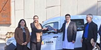 Día Nacional de Donación de órganos: la DAICA recibió un móvil para traslado
