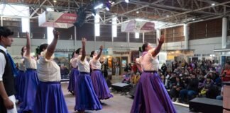 El escenario del Pabellón de Turismo, con una programación para vivir Catamarca
