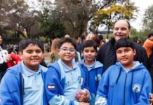 Gustavo Saadi encabezó el Juramento Ambiental 2026 con más de 270 estudiantes