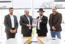 Gustavo Saadi recibió al Gran Rabino Eliahu Hamra para coordinar la participación de la Capital en el Encuentro Federal por la Memoria
