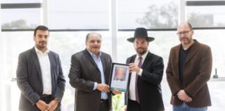 Gustavo Saadi recibió al Gran Rabino Eliahu Hamra para coordinar la participación de la Capital en el Encuentro Federal por la Memoria