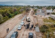 Iniciaron los trabajos de urbanización en el Barrio 140 Viviendas de Valle Viejo
