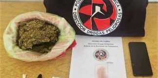 Nuevo secuestro de droga en un control vehicular, en La Paz
