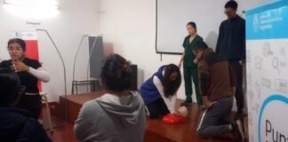 Capacitación que salva vidas en Tinogasta: Primeros auxilios y RCP