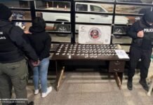 Detienen a una mujer con cocaina en el Portezuelo