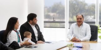 Gustavo recibió al gobernador del Rotary Club Distrito 4851 para fortalecer la agenda social