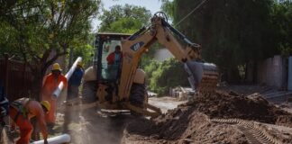 La obra cloacal avanza en Valle Viejo con cinco frentes de trabajo simultáneos